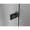 Mexen Lunar-B drzwi prysznicowe uchylne prawe 130 cm, transparent, gun metal - 832S-130-050-95-00-P