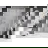 Mexen Lunar-B drzwi prysznicowe uchylne prawe 135 cm, transparent, nikiel szczotkowany - 832S-135-050-97-00-P