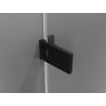 Mexen Lunar-F L drzwi prysznicowe składane prawe 125 cm, transparent, czarne - 836SL-125-050-70-00-P
