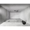 Mexen Lunar L drzwi prysznicowe uchylne lewe 130 cm, transparent, chrom - 834SL-130-050-01-00-L