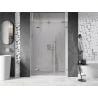 Mexen Lunar L drzwi prysznicowe uchylne lewe 155 cm, transparent, chrom - 834SL-155-050-01-00-L