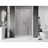 Mexen Lunar L drzwi prysznicowe uchylne lewe 155 cm, transparent, chrom - 834SL-155-050-01-00-L