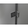 Mexen Lunar-F L drzwi prysznicowe składane prawe 115 cm, transparent, gun metal - 836SL-115-050-95-00-P