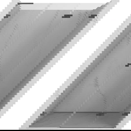 Mexen Lunar-F L drzwi prysznicowe składane prawe 135 cm, transparent, gun metal - 836SL-135-050-95-00-P