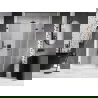 Mexen Lunar-F L drzwi prysznicowe składane prawe 140 cm, transparent, gun metal - 836SL-140-050-95-00-P