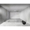 Mexen Lunar L drzwi prysznicowe uchylne lewe 140 cm, transparent, białe - 834SL-140-050-20-00-L