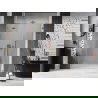 Mexen Lunar drzwi prysznicowe uchylne lewe 140 cm, transparent, miedź szczotkowana - 834S-140-050-65-00-L