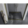Mexen Apia drzwi prysznicowe rozsuwane 105 cm, transparent, złote - 845-105-000-50-00