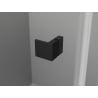 Mexen Lunar drzwi prysznicowe uchylne lewe 160 cm, transparent, czarne - 834S-160-050-70-00-L