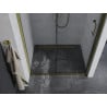 Mexen Apia drzwi prysznicowe rozsuwane 130 cm, transparent, złote - 845-130-000-50-00
