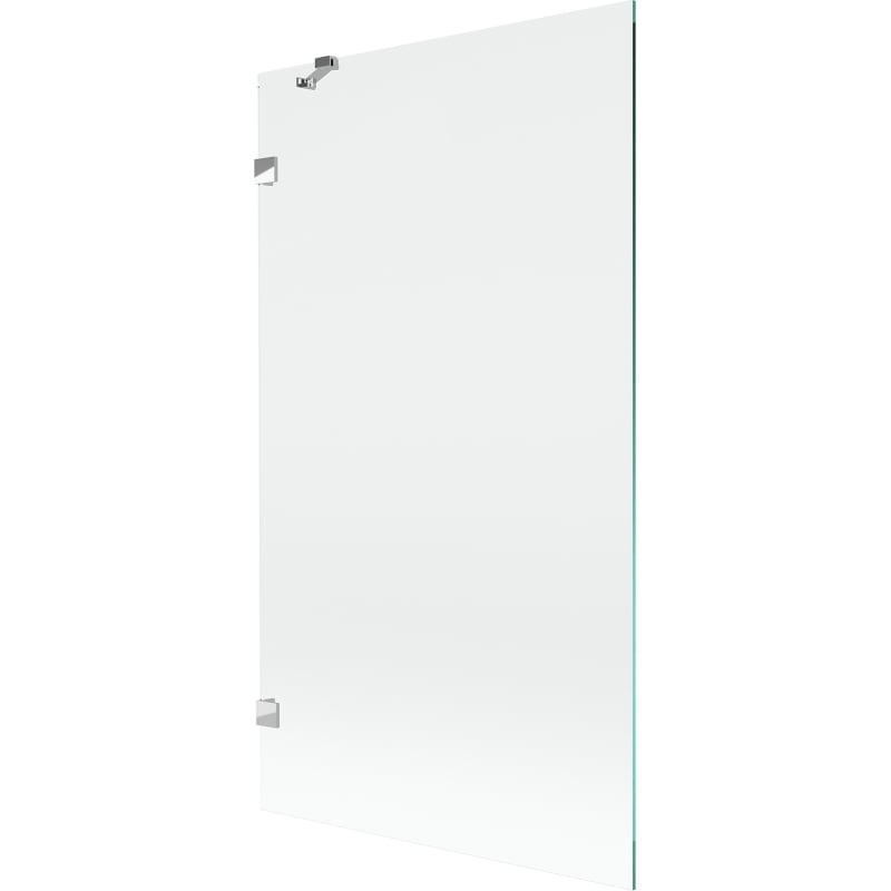 Mexen Lunar parawan nawannowy 1-skrzydłowy 100 x 150 cm, transparent, chrom - 897-100-000-01-00