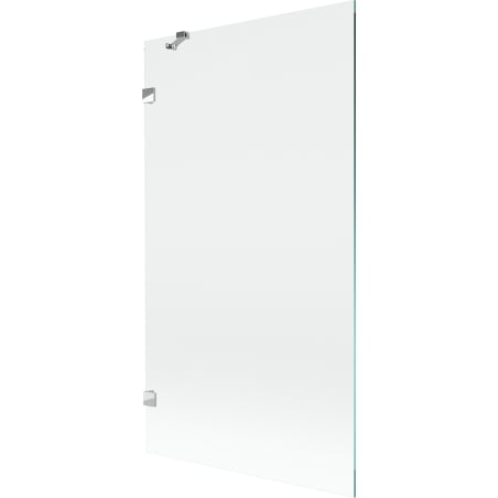 Mexen Lunar parawan nawannowy 1-skrzydłowy 100 x 150 cm, transparent, chrom - 897-100-000-01-00