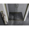 Mexen Apia drzwi prysznicowe rozsuwane 145 cm, transparent, złote - 845-145-000-50-00
