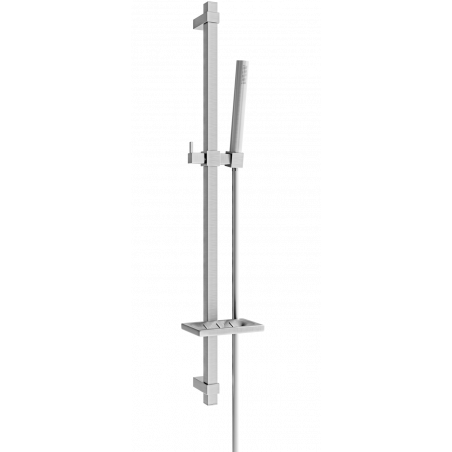 Mexen DQ70 zestaw prysznicowy suwany, gun gray szczotkowany - 785704581-66
