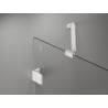 Mexen Lunar parawan nawannowy 1-skrzydłowy 70 x 150 cm, transparent, biały - 897-070-000-20-00