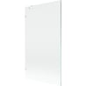 Mexen Lunar parawan nawannowy 1-skrzydłowy 100 x 150 cm, transparent, biały - 897-100-000-20-00