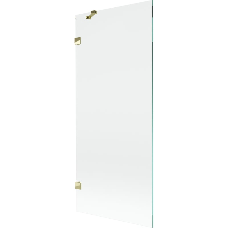 Mexen Lunar parawan nawannowy 1-skrzydłowy 80 x 150 cm, transparent, złoty - 897-080-000-50-00