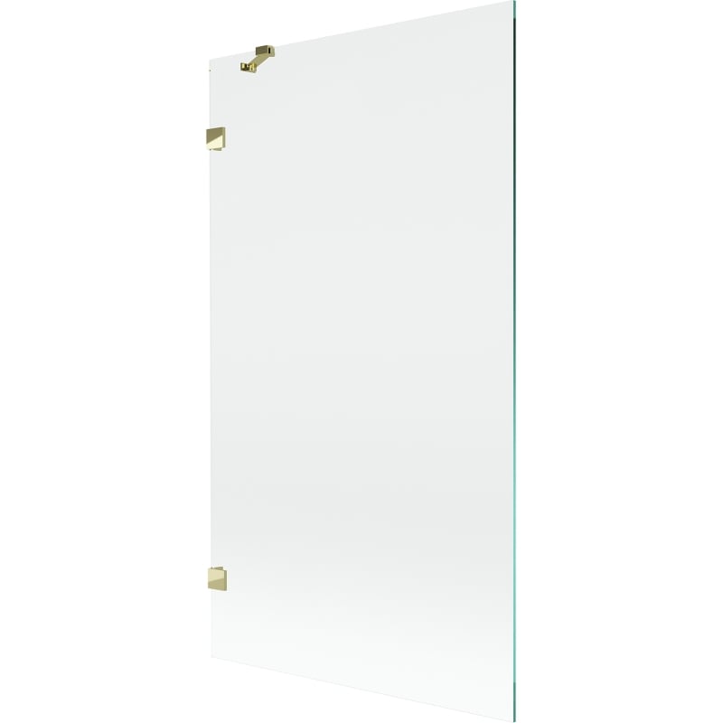 Mexen Lunar parawan nawannowy 1-skrzydłowy 100 x 150 cm, transparent, złoty - 897-100-000-50-00
