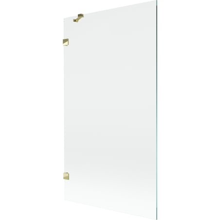 Mexen Lunar parawan nawannowy 1-skrzydłowy 100 x 150 cm, transparent, złoty - 897-100-000-50-00