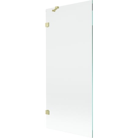 Mexen Lunar parawan nawannowy 1-skrzydłowy 80 x 150 cm, transparent, złoty szczotkowany - 897-080-000-55-00