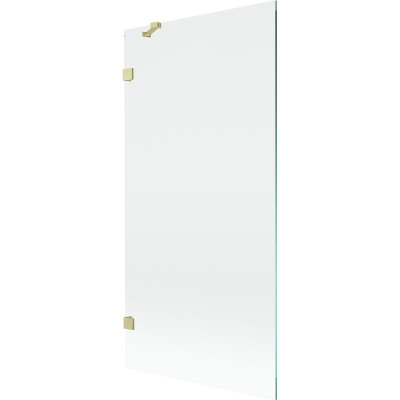 Mexen Lunar parawan nawannowy 1-skrzydłowy 90 x 150 cm, transparent, złoty szczotkowany - 897-090-000-55-00