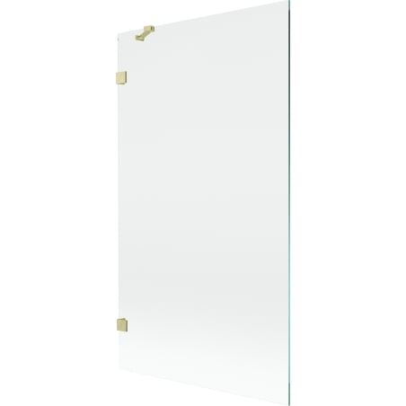 Mexen Lunar parawan nawannowy 1-skrzydłowy 100 x 150 cm, transparent, złoty szczotkowany - 897-100-000-55-00