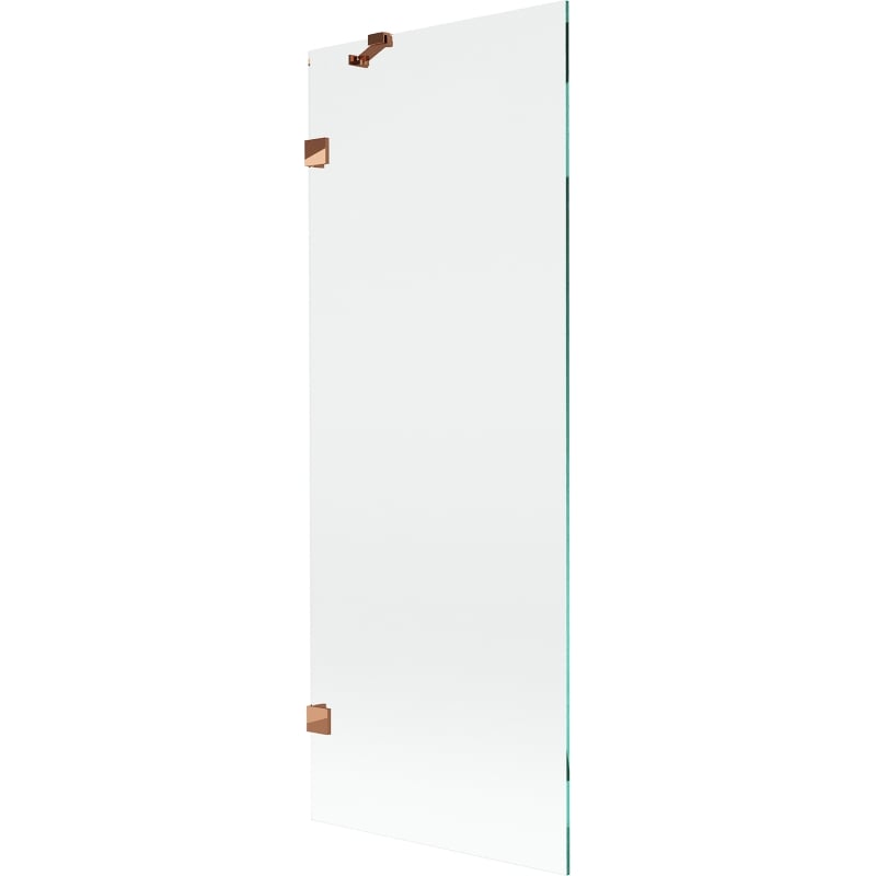 Mexen Lunar parawan nawannowy 1-skrzydłowy 70 x 150 cm, transparent, różowe złoto - 897-070-000-60-00