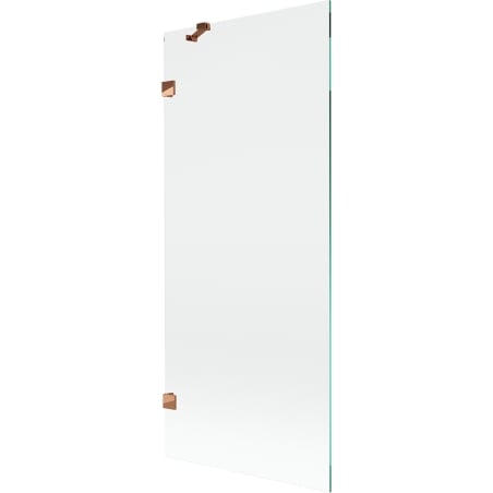 Mexen Lunar parawan nawannowy 1-skrzydłowy 80 x 150 cm, transparent, różowe złoto - 897-080-000-60-00