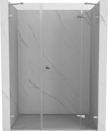 Mexen Lunar drzwi prysznicowe uchylne prawe 120 cm, transparent, chrom - 834S-120-050-01-00-P