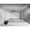 Mexen Lunar drzwi prysznicowe uchylne prawe 130 cm, transparent, chrom - 834S-130-050-01-00-P
