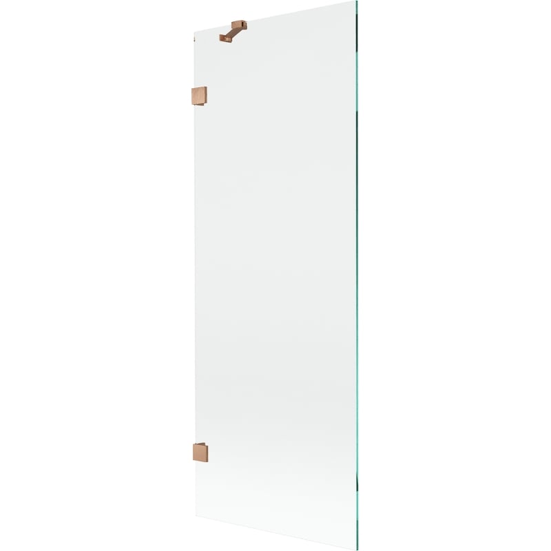 Mexen Lunar parawan nawannowy 1-skrzydłowy 70 x 150 cm, transparent, miedź szczotkowana - 897-070-000-65-00
