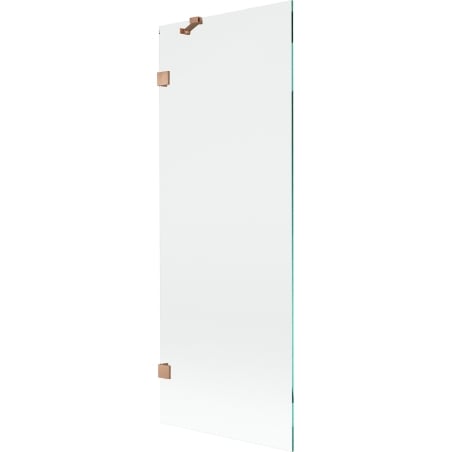 Mexen Lunar parawan nawannowy 1-skrzydłowy 70 x 150 cm, transparent, miedź szczotkowana - 897-070-000-65-00