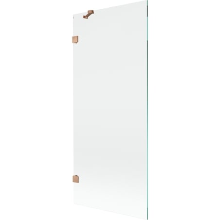 Mexen Lunar parawan nawannowy 1-skrzydłowy 80 x 150 cm, transparent, miedź szczotkowana - 897-080-000-65-00