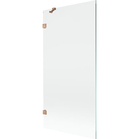 Mexen Lunar parawan nawannowy 1-skrzydłowy 90 x 150 cm, transparent, miedź szczotkowana - 897-090-000-65-00