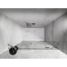 Mexen Lunar drzwi prysznicowe uchylne prawe 155 cm, transparent, chrom - 834S-155-050-01-00-P