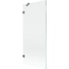 Mexen Lunar parawan nawannowy 1-skrzydłowy 80 x 150 cm, transparent, gun gray szczotkowany - 897-080-000-66-00