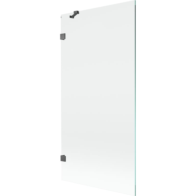 Mexen Lunar parawan nawannowy 1-skrzydłowy 90 x 150 cm, transparent, gun gray szczotkowany - 897-090-000-66-00