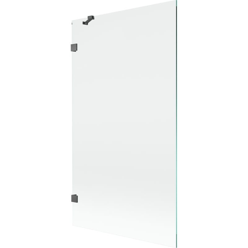 Mexen Lunar parawan nawannowy 1-skrzydłowy 100 x 150 cm, transparent, gun gray szczotkowany - 897-100-000-66-00