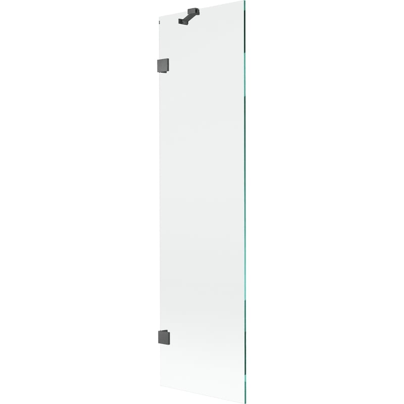 Mexen Lunar parawan nawannowy 1-skrzydłowy 50 x 150 cm, transparent, gun gray szczotkowany - 897-050-000-66-00