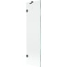 Mexen Lunar parawan nawannowy 1-skrzydłowy 50 x 150 cm, transparent, gun gray szczotkowany - 897-050-000-66-00