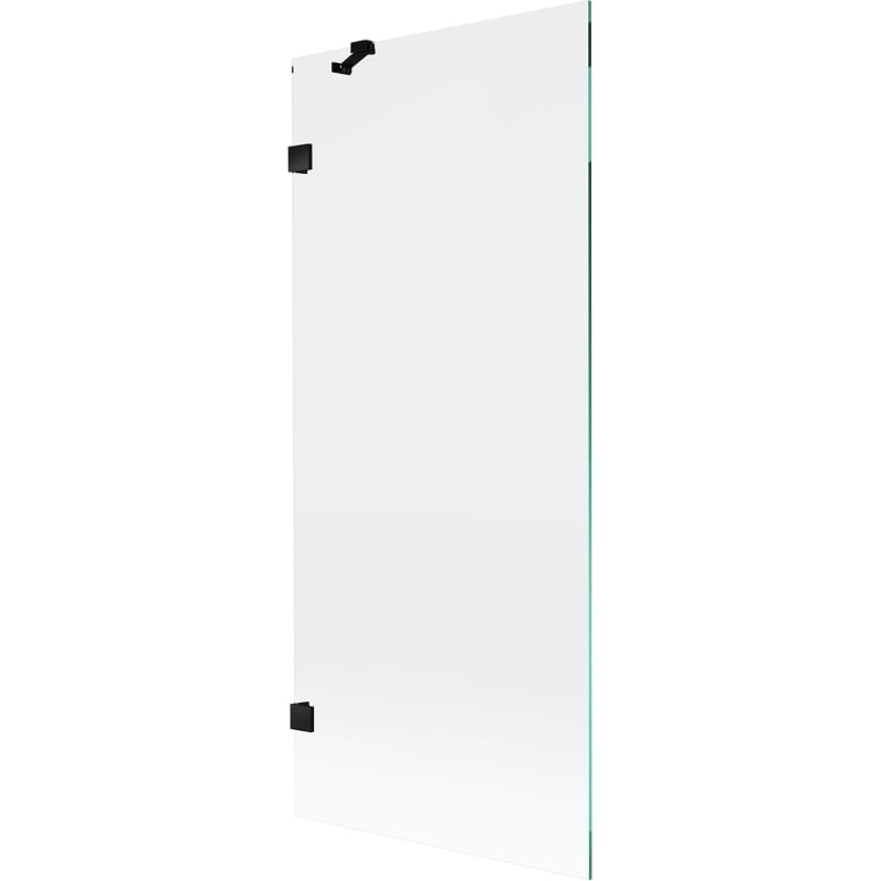 Mexen Lunar parawan nawannowy 1-skrzydłowy 80 x 150 cm, transparent, czarny - 897-080-000-70-00