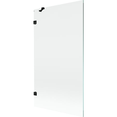 Mexen Lunar parawan nawannowy 1-skrzydłowy 100 x 150 cm, transparent, czarny - 897-100-000-70-00