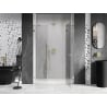 Mexen Lunar drzwi prysznicowe uchylne prawe 120 cm, transparent, złote - 834S-120-050-50-00-P