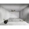 Mexen Lunar drzwi prysznicowe uchylne prawe 120 cm, transparent, złote - 834S-120-050-50-00-P