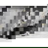 Mexen Lunar drzwi prysznicowe uchylne prawe 130 cm, transparent, złote - 834S-130-050-50-00-P