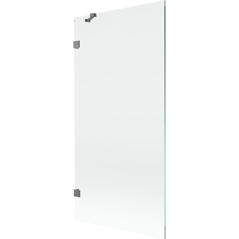 Mexen Lunar parawan nawannowy 1-skrzydłowy 90 x 150 cm, transparent, gun metal - 897-090-000-95-00