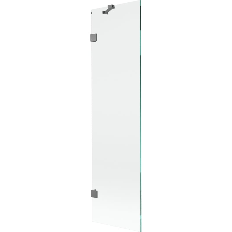 Mexen Lunar parawan nawannowy 1-skrzydłowy 50 x 150 cm, transparent, gun metal - 897-050-000-95-00