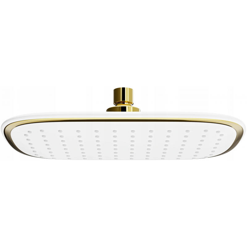 Mexen D-49 deszczownica 25x29 cm, biała/złota - 79749-25