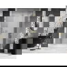 Mexen Lunar drzwi prysznicowe uchylne prawe 125 cm, transparent, złote szczotkowane - 834S-125-050-55-00-P