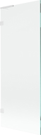 Mexen Lunar L parawan nawannowy 1-skrzydłowy 70 x 150 cm, transparent, biały - 897L-070-000-20-00